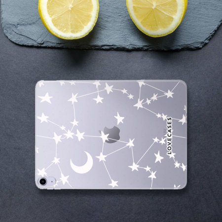 Lovecases White Stars And Moon Gel Case - For iPad Air 5 10.9" 2022
