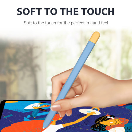 Olixar Blue Silicone Pen Sleeve - For Samsung Galaxy Tab S8
