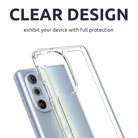 Olixar Exoshield Clear Bumper Case - For Motorola Edge Plus 2022