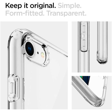 Spigen Ultra Hybrid Crystal Clear Case - For iPhone SE 2022