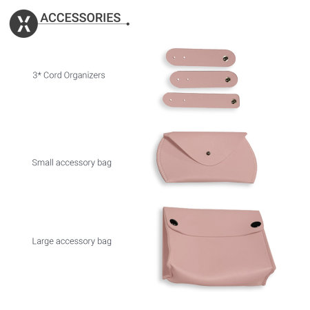 Olixar Pink Laptop/Tablet Sleeve Coordinated Accessory Pack - For Samsung Galaxy Book Pro 2 360