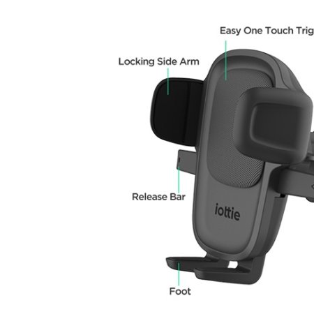 iOttie Easy One Touch 5 In-Car Vent And Flush Phone Mount - For Android And iPhone