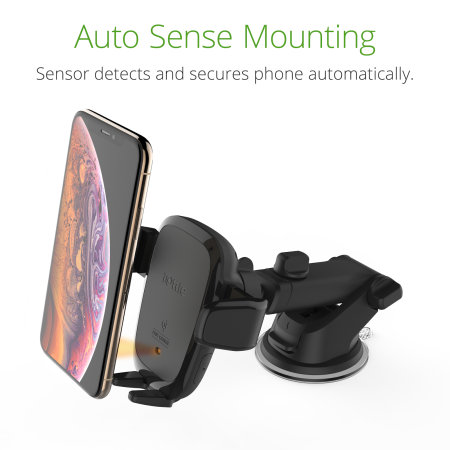 Iottie Auto Sense Qi Wireless Charging Automatic Clamping Dash Mount