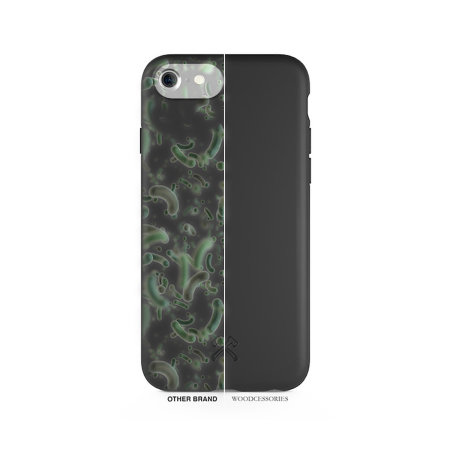 Woodcessories Eco-Friendly Biomaterial Black Case - For iPhone SE 2020