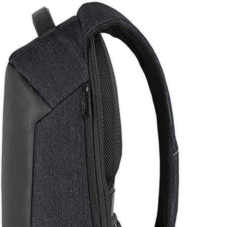 Aquarius Anti Theft and Water-Resistant Backpack With USB Charging Port-  Black