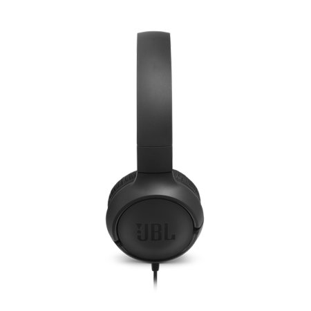 JBL Tune 500 Wired On-Ear Foldable Headphones With 3.5mm Audio Jack - Black