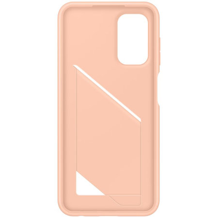 Official Samsung Card Slot Peach Cover Case - For Samsung Galaxy A13 5G