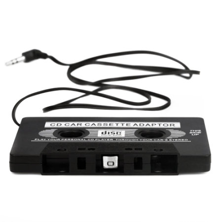 Pama Car Radio Cassette Tape To 3.5mm Aux Adapter - Black