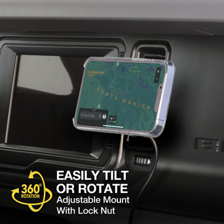 Scosche MagicMount Pro Charge5 MagSafe Compatible Black Dash and Vent Car Phone Mount
