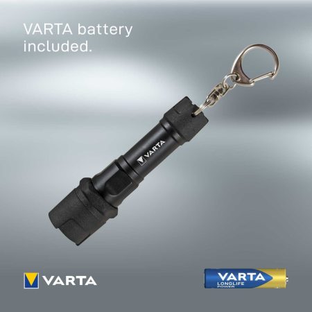 Varta Black Indestructible Key Chain LED Light
