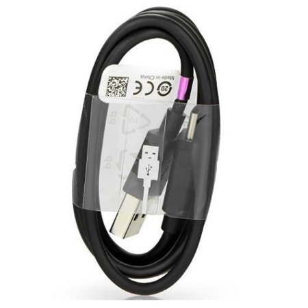 Official Sony Black USB Type-C Cable 1M - For Sony Xperia 1 IV