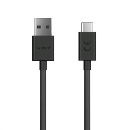 Official Sony Black USB Type-C Charge and Sync Cable 1m - For Sony Xperia 1 IV