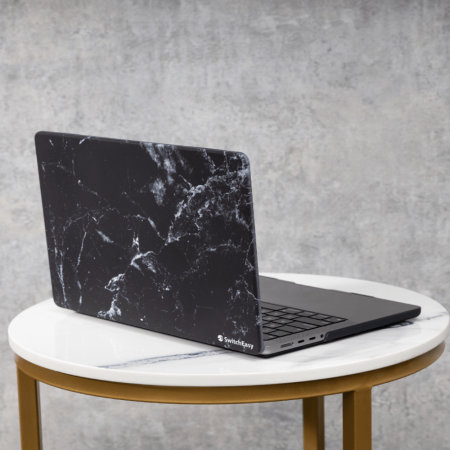 SwitchEasy Black Marble Case - For Macbook Pro 14'' 2021