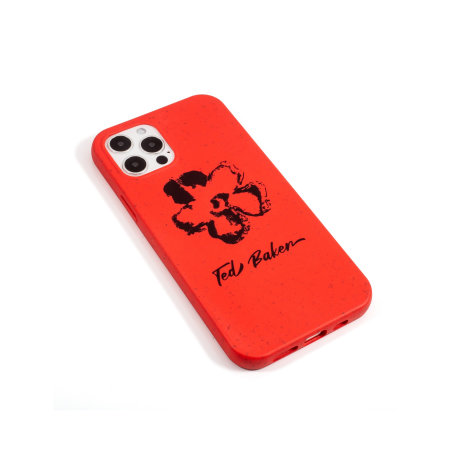 Ted Baker PLLUGG Magnolia Red Biodegradable Case - For iPhone 13 Pro