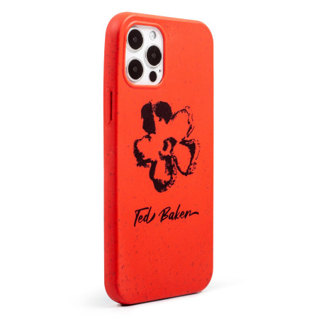 Ted Baker PLLUGG Magnolia Red Biodegradable Case - For iPhone 13 Pro