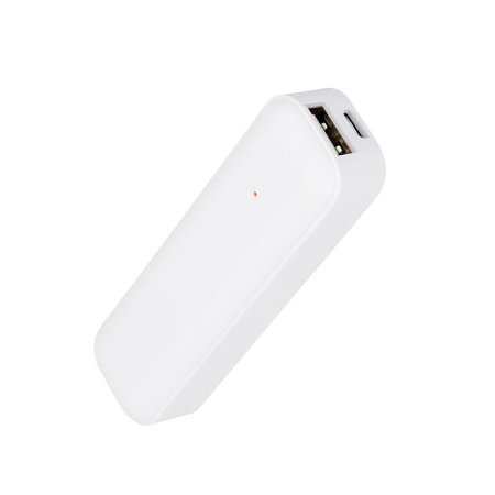Setty 2600mAh Mini Portable 10W USB Power Bank - White