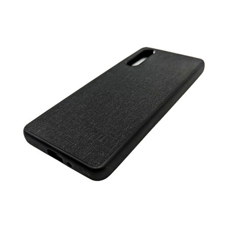 Olixar Black Fabric Slim Case - For Sony Xperia 10 IV