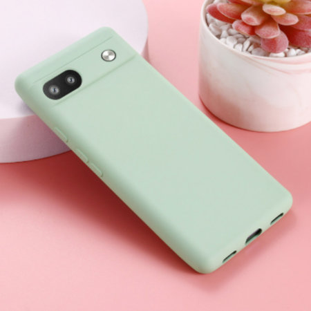 Olixar Mint Green Soft Silicone Case - For Google Pixel 6a