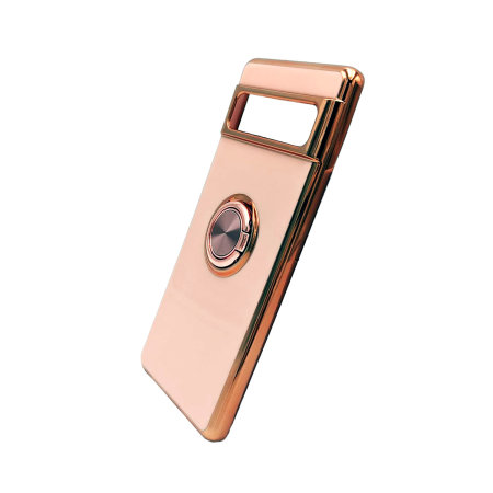 Olixar Pink Magnetic Ring Stand Case - For Google Pixel 7