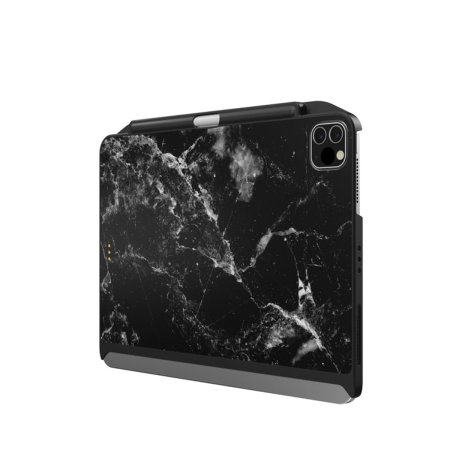 SwitchEasy Black Marble CoverBuddy Case - For iPad Pro 12.9'' 2020