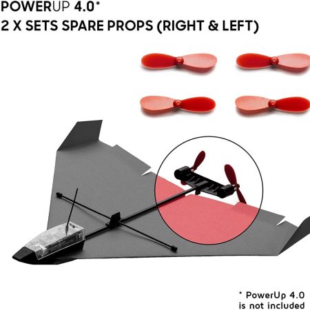 Spare Parts Kit - For PowerUp 4.0 Smartphone Controlled Paper Airplane