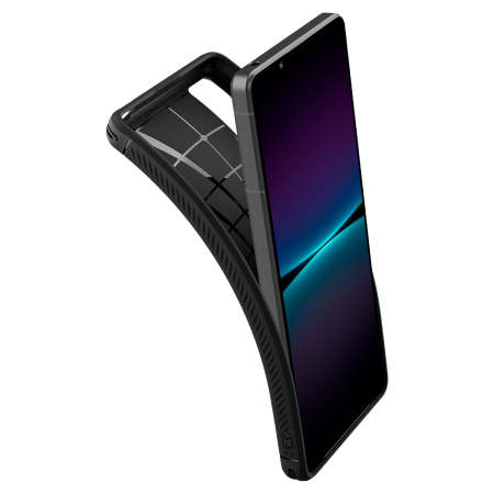 Spigen Rugged Armor  Black Case - For Sony Xperia 1 IV