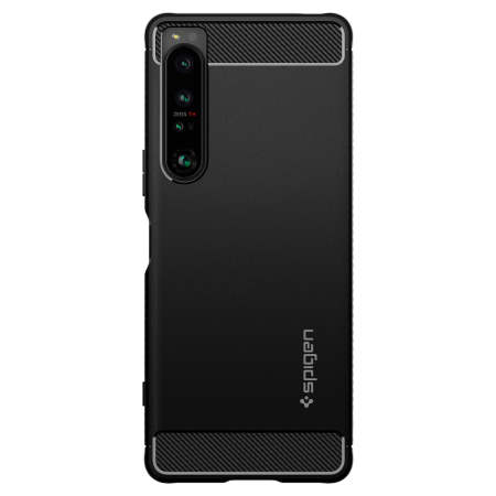 Spigen Rugged Armor  Black Case - For Sony Xperia 1 IV