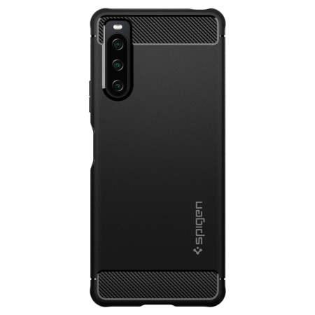 Spigen Rugged Armor Black Case - For Sony Xperia 10 IV