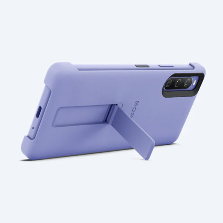 Official Sony Style Cover Protective Stand Lavender Case - For Sony Xperia 10 IV