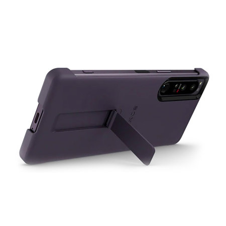 Official Sony Style Cover With Stand Purple Case - For Sony Xperia 1 IV