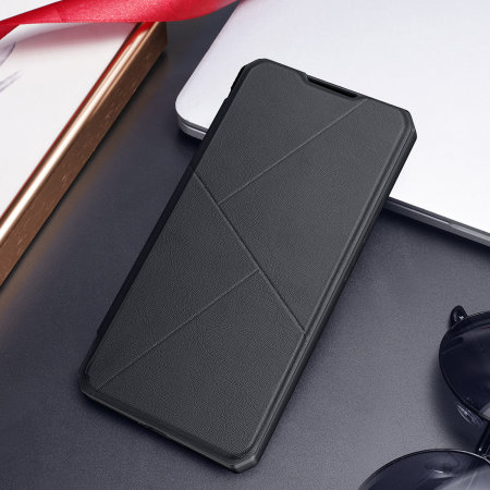 Dux Ducis Skin X Black Wallet Stand Case - For Samsung Galaxy A73