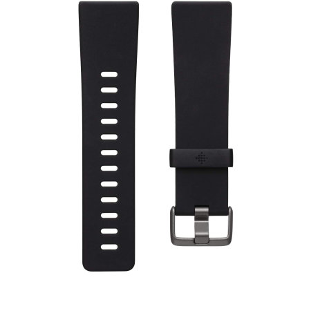 Official Fitbit Black Classic Band Large - For Fitbit Versa 2