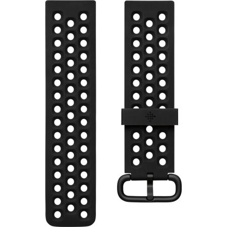 Official Fitbit Black Sport Band Large - For Fitbit Versa 2
