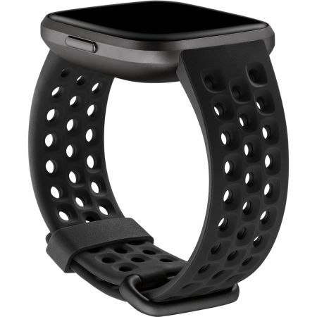 Official Fitbit Black Sport Band Small - For Fitbit Versa 2