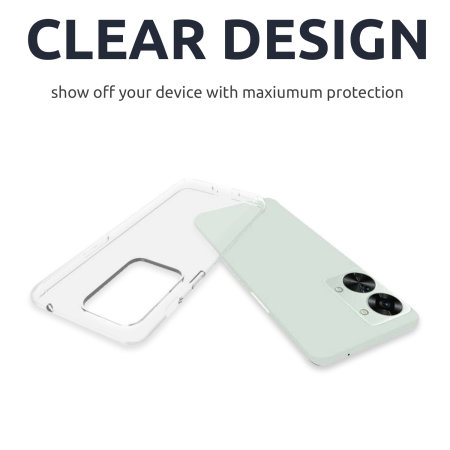 Olixar Flexishield 100% Clear Case  - For OnePlus Nord 2T