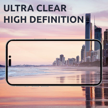 Olixar Easy Fit Tempered Glass Screen Protector - For iPhone 14 Plus