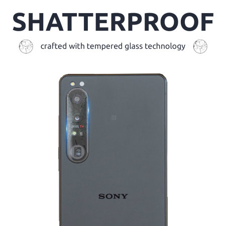 Olixar Tempered Glass Screen Protector And Twin Pack Tempered Glass Camera Protectors - For Sony Xperia 1 IV