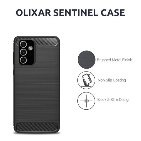 Olixar Sentinel Black Case And Glass Screen Protector - For Samsung Galaxy M23 5G