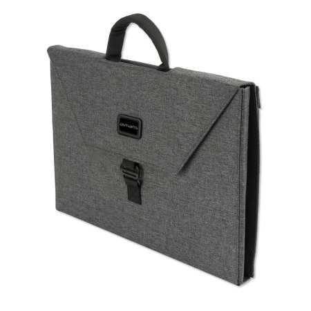 4Smarts Grey Laptop Bag And Ipad With Privacy Mobile Office Setup