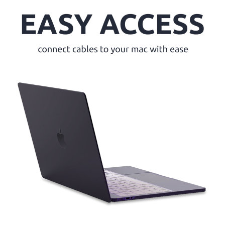 Olixar ToughGuard Crystal Black Hard Case - For MacBook Air 13" 2022