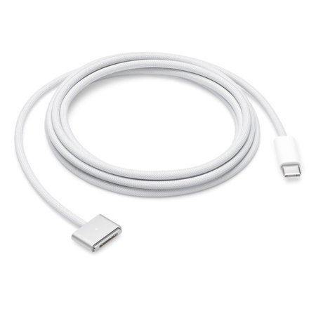 Official Apple White MacBook 96W USB-C Fast Charging Adapter with USB-C to MagSafe 3 Cable 2M - For Macbook Air 2022 M2 Chip