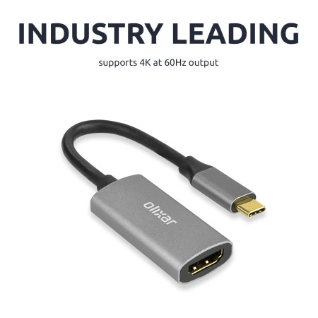 Olixar USB-C to HDMI 4K 60Hz Adapter for TVs and Monitors - For Macbook Air 2022 M2 Chip