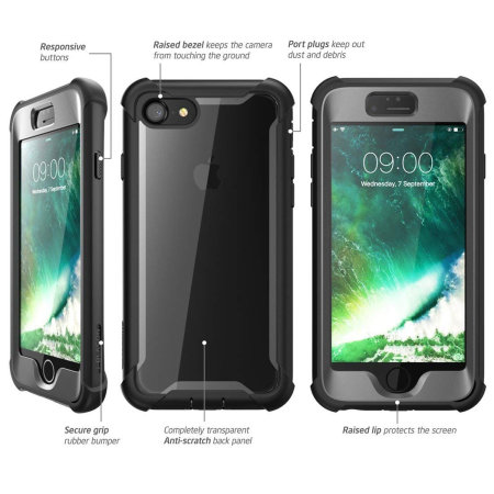 i-Blason Ares Black Bumper Case - For iPhone SE 2022