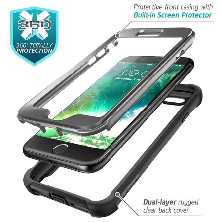 i-Blason Ares Black Bumper Case - For iPhone SE 2022