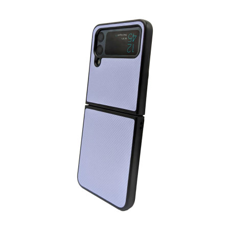 Olixar Purple Carbon Fibre Case - For Samsung Galaxy Z Flip4