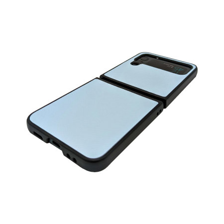 Olixar Blue Carbon Fibre Case - For Samsung Galaxy Z Flip4