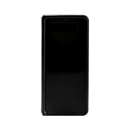 Olixar Genuine Leather Black Case - For Samsung Galaxy Z Fold4