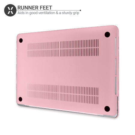 Olixar Tough Protective Solid Pink Case - For MacBook Pro 2022 M2 Chip