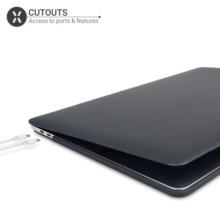 Olixar Tough Protective Solid Black Case - For MacBook Pro 2022 M2 Chip