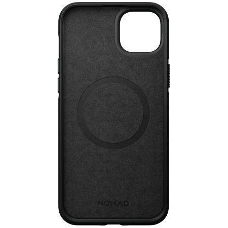 Nomad Leather Modern Black Protective Case - For iPhone 14 Plus